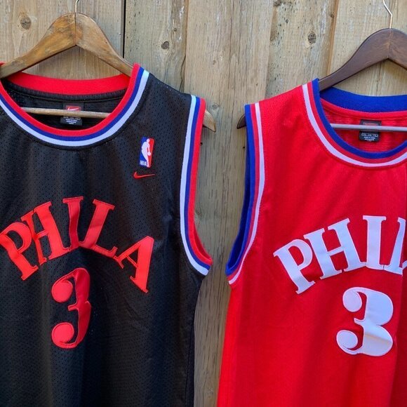 LOT OF 2 Vintage Nike Allen Iverson Jersey Philadephia 76ers Jerseys XXL - Picture 3 of 3